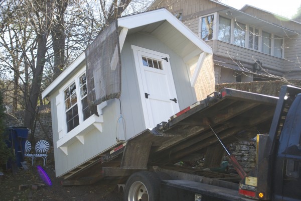 Shed on truck 3