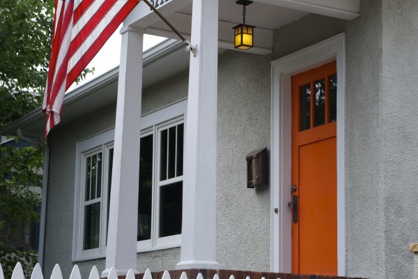 Orange door