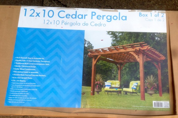 Pergola kit box